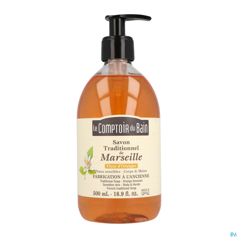 Lcb savon trad.marseille fleur oranger    500ml