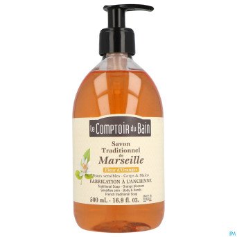 Lcb savon trad.marseille fleur oranger    500ml