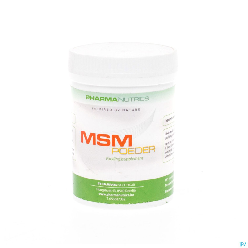 Msm pdr 120g    pharmanutrics