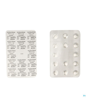 Escitalopram  5 mg teva comp pell  28 x  5 mg
