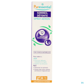 Puressentiel sommeil detente spray 12 hle ess200ml