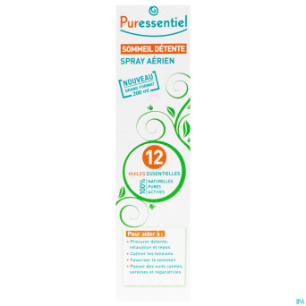 Puressentiel sommeil detente spray 12 hle ess200ml