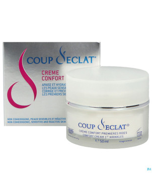 Coup d'eclat creme confort 1ere rides pot 50ml