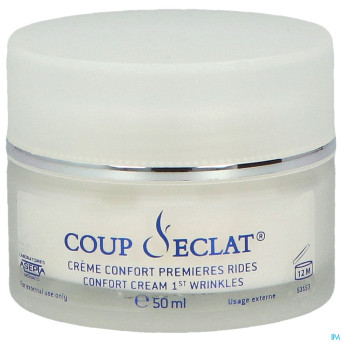 Coup d'eclat creme confort 1ere rides pot 50ml