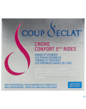 Coup d'eclat creme confort 1ere rides pot 50ml