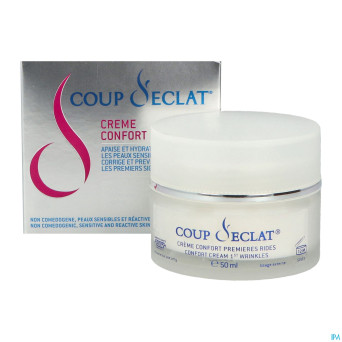 Coup d'eclat creme confort 1ere rides pot 50ml