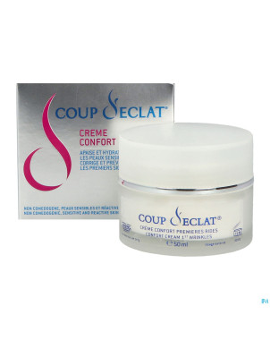 Coup d'eclat creme confort 1ere rides pot 50ml