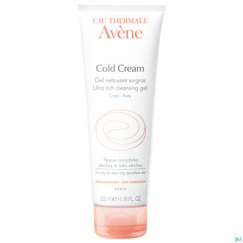 Avene cold cream gel nett surgras tube 200ml