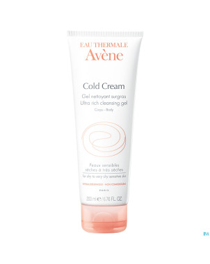 Avene cold cream gel nett surgras tube 200ml