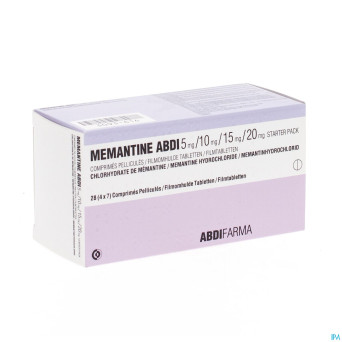 Memantine abdi starter pack 7x5mgx10mgx15mgx20mg