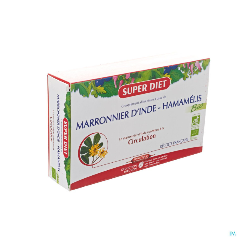 Super diet marronnier d'inde    amp 20x15ml