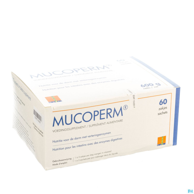 Mucoperm pdr sach 60x10g