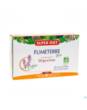 Super diet fumeterre bio    amp 20x15ml
