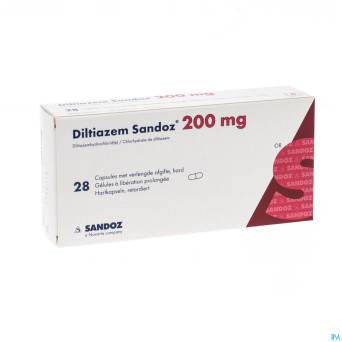 Diltiazem 200 mg sandoz caps liberat prolong 28