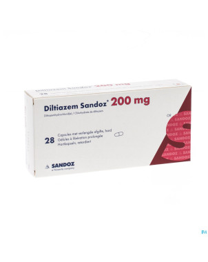 Diltiazem 200 mg sandoz caps liberat prolong 28