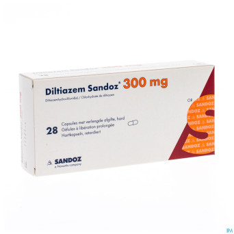 Diltiazem 300 mg sandoz caps liberat prolong 28
