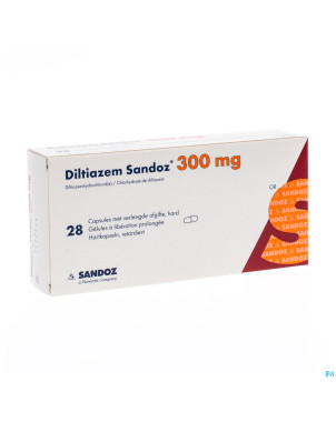 Diltiazem 300 mg sandoz caps liberat prolong 28