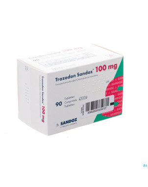 Trazodon 100 mg sandoz tabl  90 x 100 mg