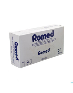 Romed gants vinyl jetable    xl 100 pontos