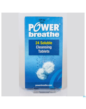 Powerbreathe cleansing tablets 24