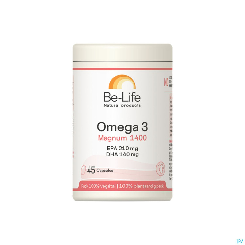 Omega 3 magnum 1400 be life caps 45 pf01210
