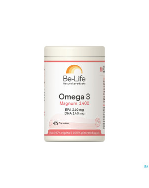 Omega 3 magnum 1400 be life caps 45 pf01210