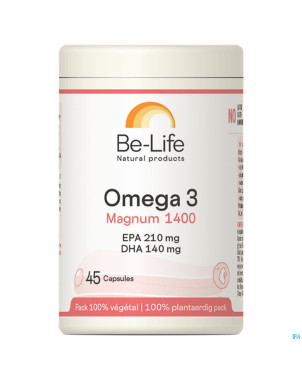 Omega 3 magnum 1400 be life caps 45 pf01210