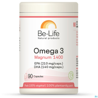 Omega 3 magnum 1400 be life caps 90 pf01212