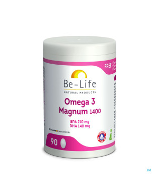 Omega 3 magnum 1400 be life caps 90 pf01212