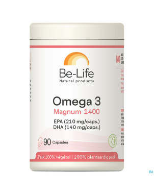 Omega 3 magnum 1400 be life caps 90 pf01212