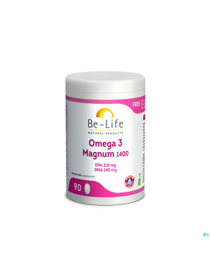Omega 3 magnum 1400 be life caps 90 pf01212
