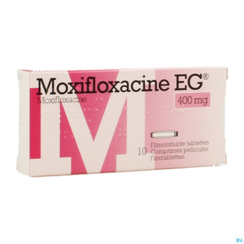 Moxifloxacin eg 400 mg comp pell 10