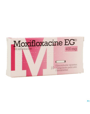 Moxifloxacin eg 400 mg comp pell 10