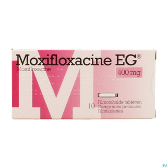 Moxifloxacin eg 400 mg comp pell 10