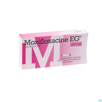 Moxifloxacin eg 400 mg comp pell 10