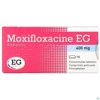Moxifloxacin eg 400 mg comp pell 10