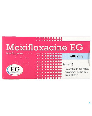 Moxifloxacin eg 400 mg comp pell 10