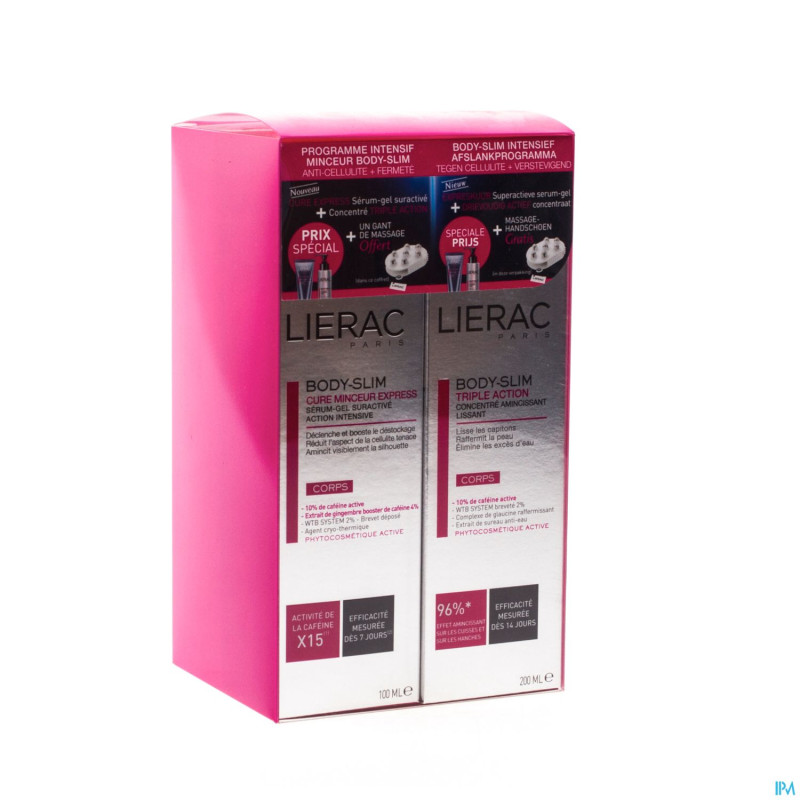 Lierac coffret minceur 3 produits    opl5002