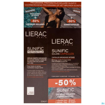Lierac coffret preparateur sunific 2 prod. opl4003