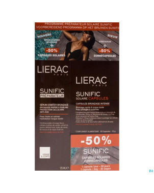 Lierac coffret preparateur sunific 2 prod. opl4003