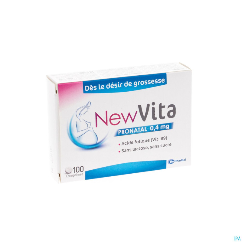 Newvita pronatal 0,4mg comp 100