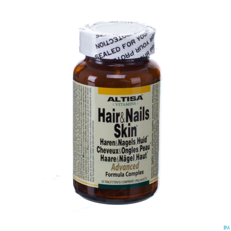 Altisa cheveux-ongles advanced tabl 50