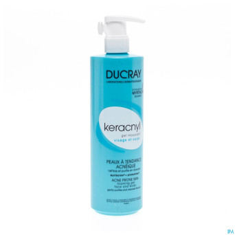 Ducray keracnyl gel moussant    400ml