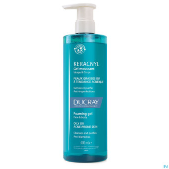 Ducray keracnyl gel moussant    400ml