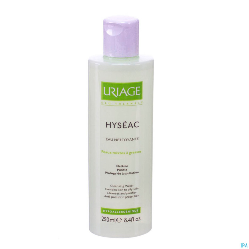 Uriage hyseac eau nettoyant s/alc 250ml