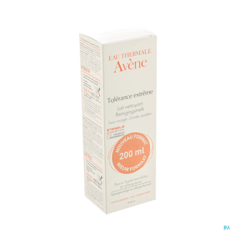 Avene tolerance extreme lait nett. s/rincage 200ml