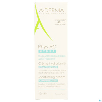 Aderma phys-ac hydra creme compensatrice tube 40ml