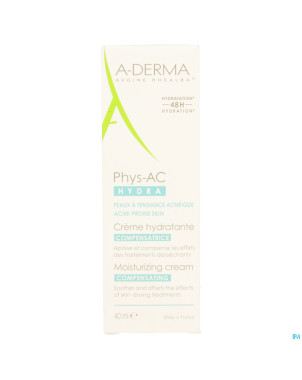 Aderma phys-ac hydra creme compensatrice tube 40ml