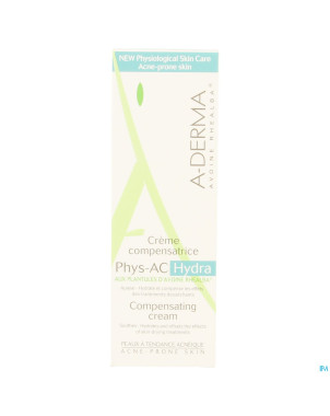 Aderma phys-ac hydra creme compensatrice tube 40ml