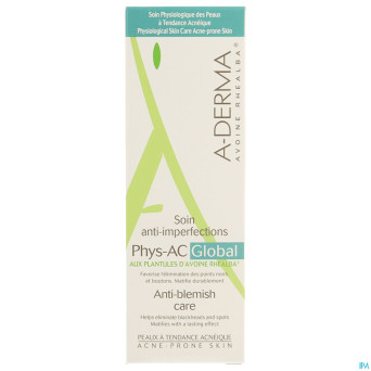 Aderma phys-ac global cr a/imperfection  tube 40ml